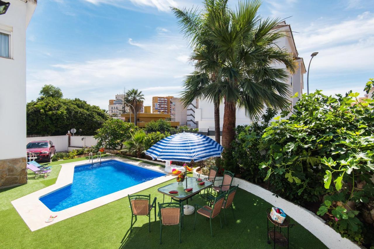 Villa Palm Beach Marina Benalmadena 3 Min Walking From The Sea Dış mekan fotoğraf