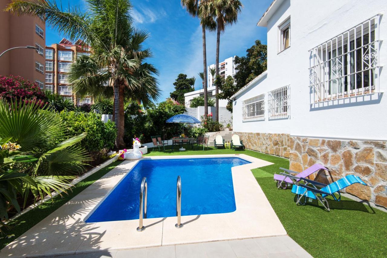 Villa Palm Beach Marina Benalmadena 3 Min Walking From The Sea Dış mekan fotoğraf